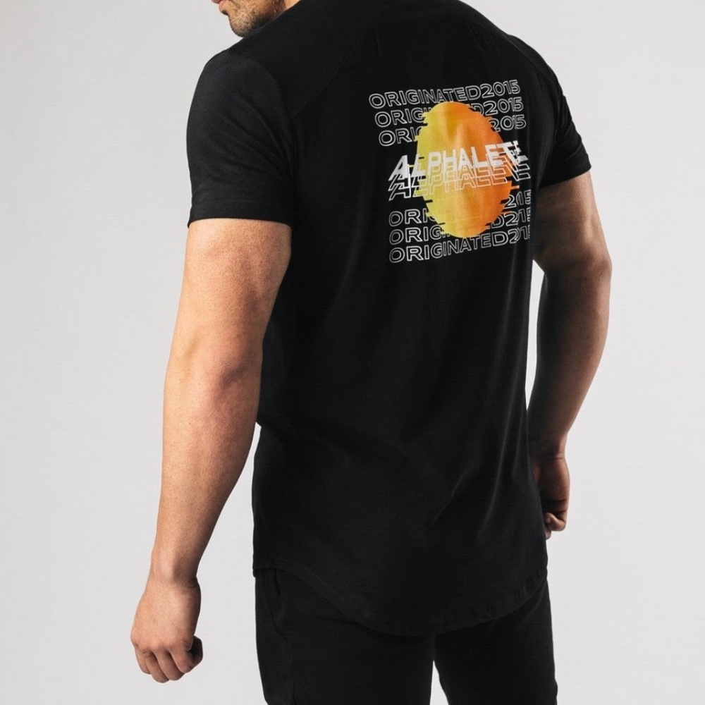 Alphalete Rhapsody Retro Tee - Rising Sun - Small